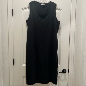 T by Talbots 3X Black Sleeveless Maxi Dress